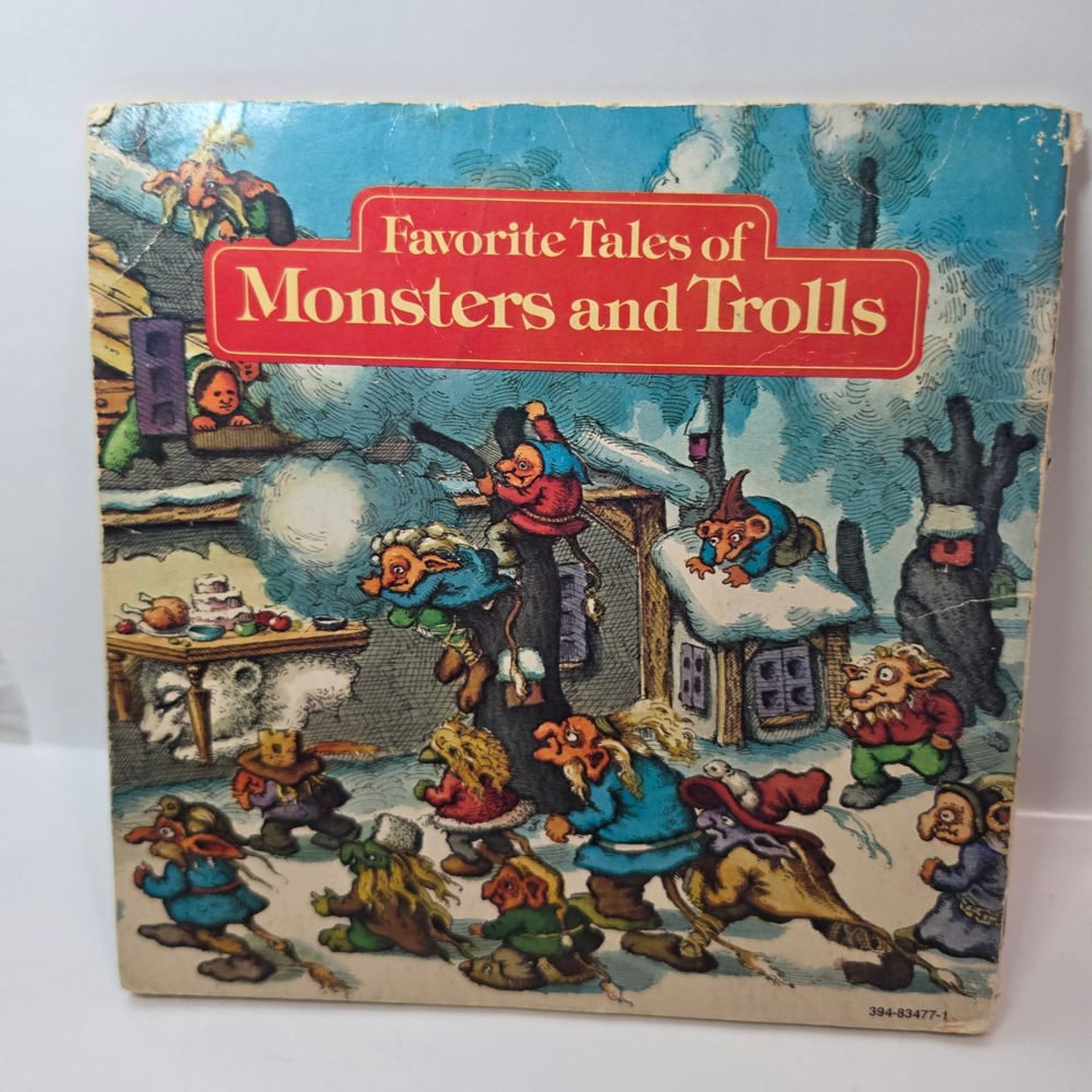 Vintage 1977 Favorite Tales of Monsters and Trolls George Jonsen Random House